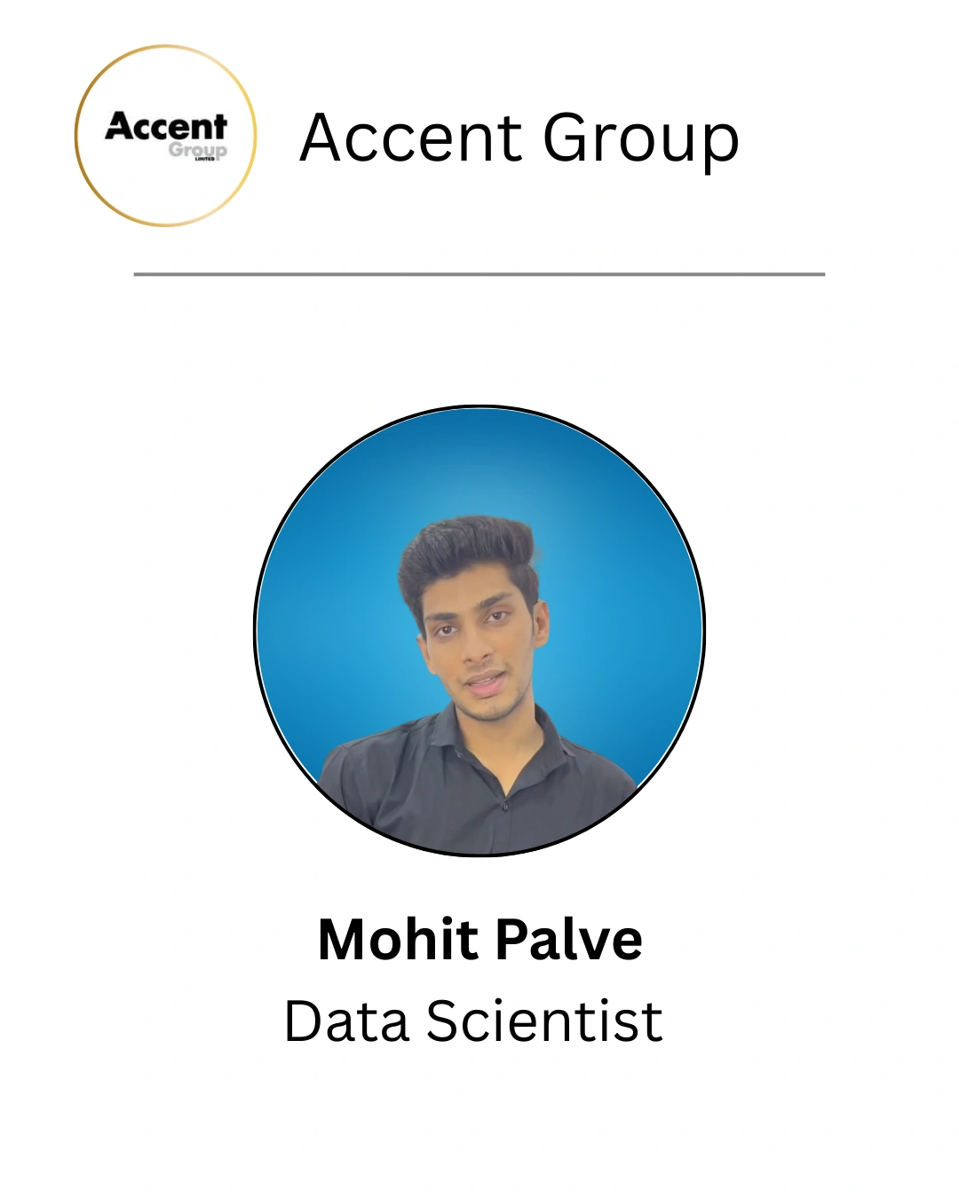 Mohit Palve - Data Scientist