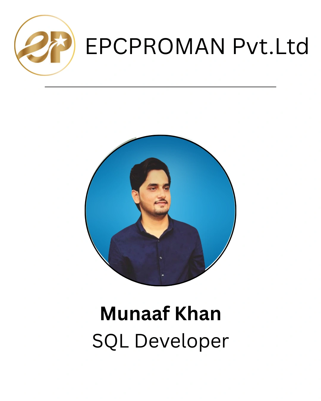 Munaaf Khan - SQL Developer